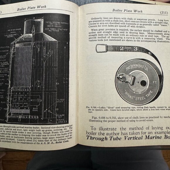 Vintage Audel's Sheet Metal Workers Handy Book 1948 Pattern Layout - Picture 12 of 13